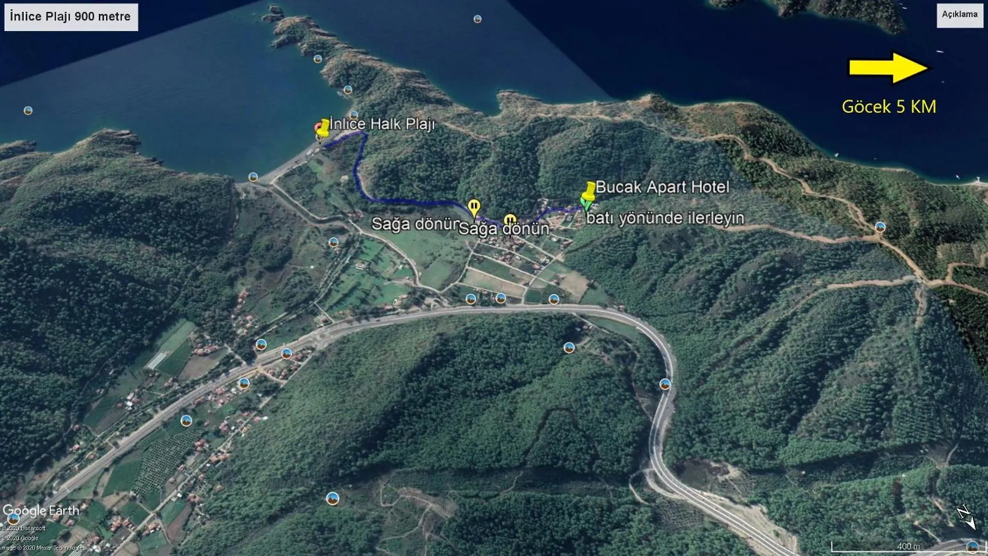 Bucak Apart Hotel Goecek & Beach 2*, Göcek Turquia